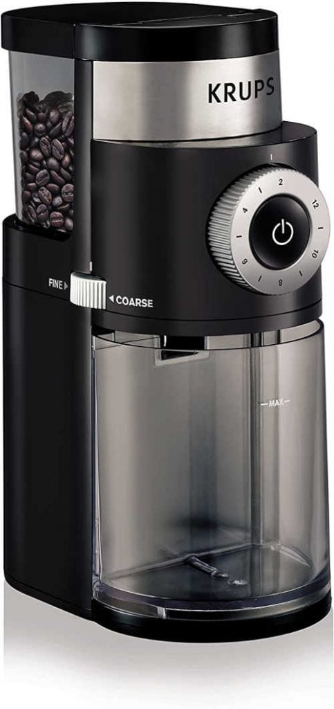 KRUPS 8000035978 GX5000 Professional Electric Coffee Burr Grinder