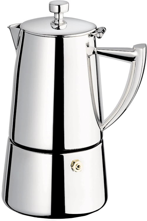 Cuisinox Roma 6-Cup Stainless Steel Stovetop Moka Espresso Maker