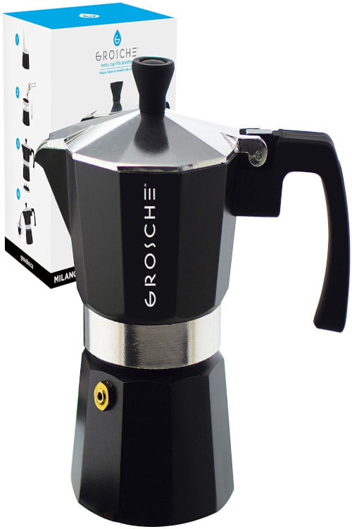 GROSCHE Milano Stovetop Espresso Maker Moka pot