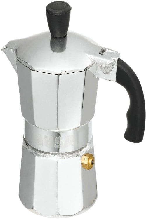 Imusa Aluminum Espresso Stovetop 1-Cup Coffeemaker