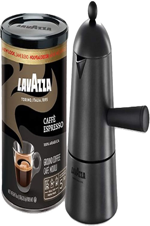 Lavazza Carmencita Gift Pack, Stovetop Maker & Espresso Italiano