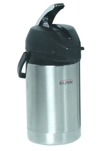 BUNN 32125.0000 2.5 Liter Lever-Action Airpot, Stainless Steel