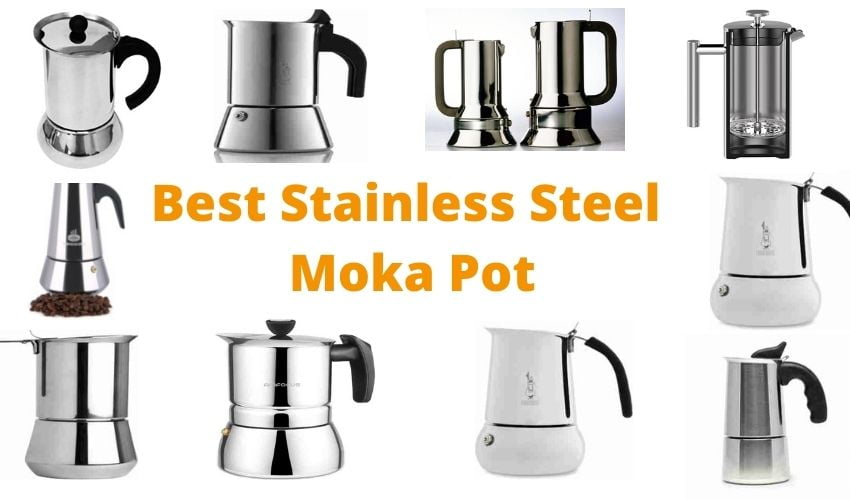 Best Stainless Steel Moka Pot Stovetop Espresso Maker-thedrinksmaker