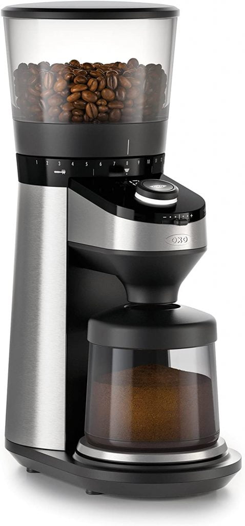 OXO BREW Conical Burr Coffee Grinder with Integrated Scale