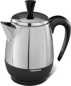 Farberware 2-4-Cup Percolator, Stainless Steel