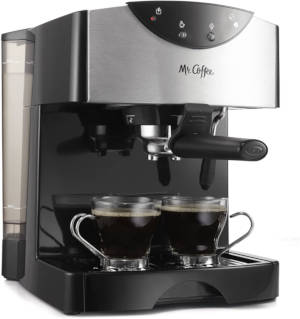 Mr. Coffee Automatic Dual Shot Espresso-Cappuccino System