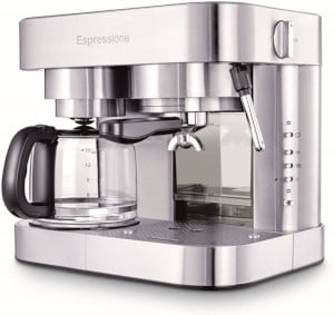 Espressione Stainless Steel Machine Espresso and Coffee Maker